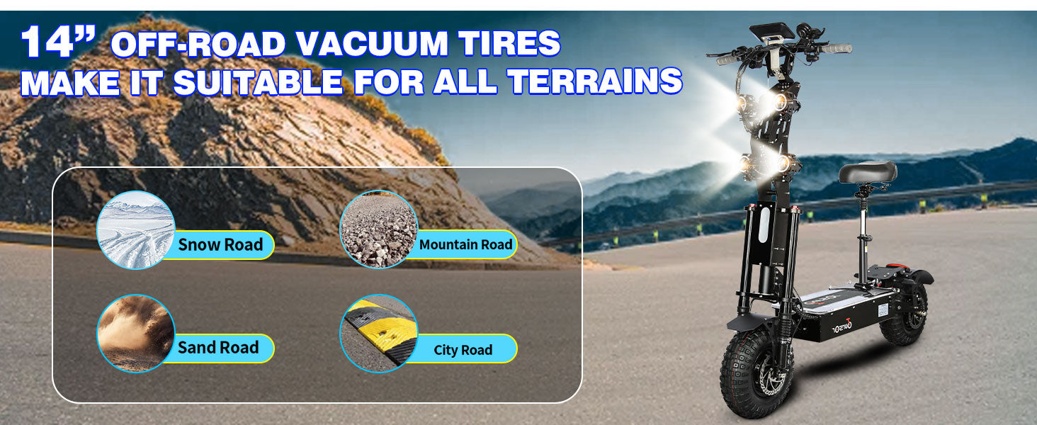 High Performance Electric Scooter - TOURSOR X14 72V