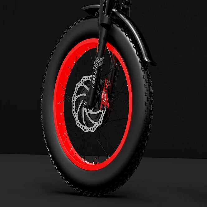 LANKELEISI X2000 MAX 20" Foldable Electric Bike 1000W*2 Dual Motor 2000W 48V 20Ah Battery