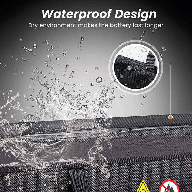 Sac de chargement de batterie ignifuge pour vélo électrique GLEERIDE