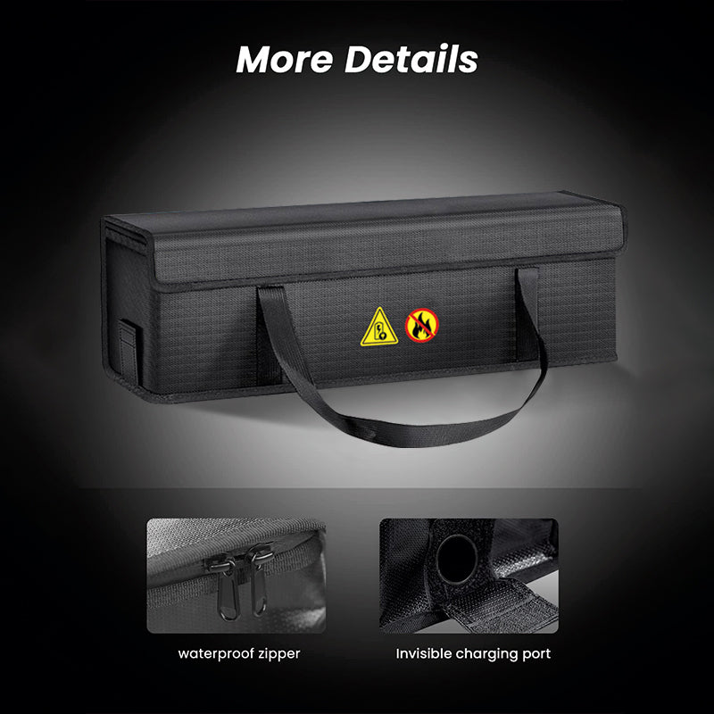 Sac de chargement de batterie ignifuge pour vélo électrique GLEERIDE