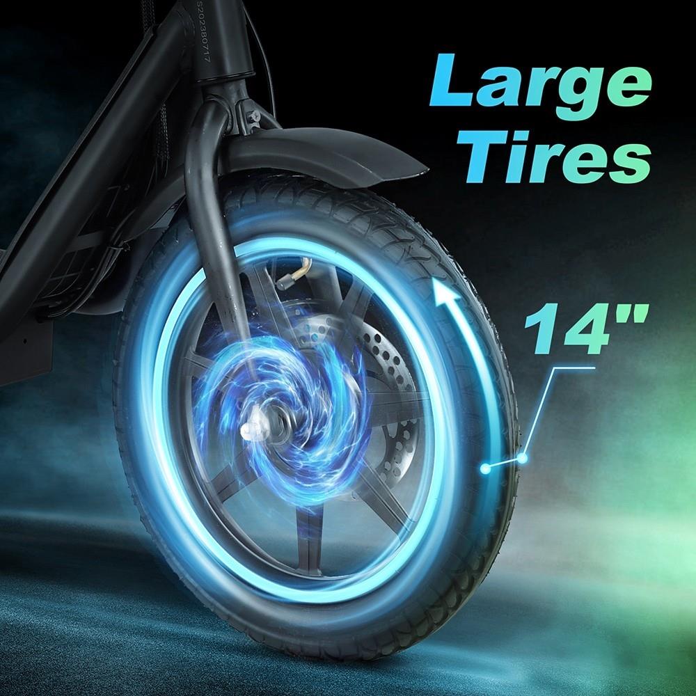 BOGIST M5 Elite 14" Electric Scooter 500W Motor 48V 13Ah Seat and Cargo Carrier