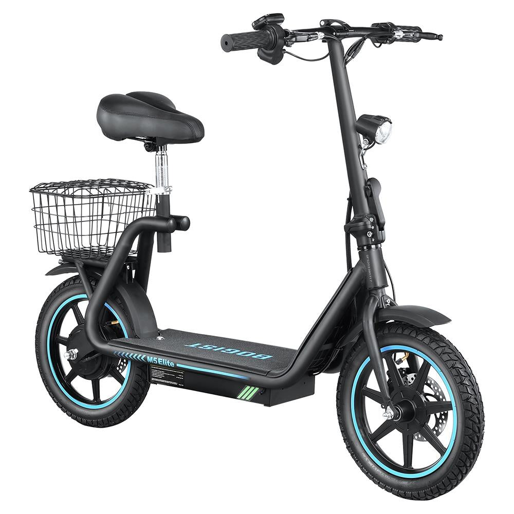 BOGIST M5 Elite 14" Electric Scooter 500W Motor 48V 13Ah Seat and Cargo Carrier