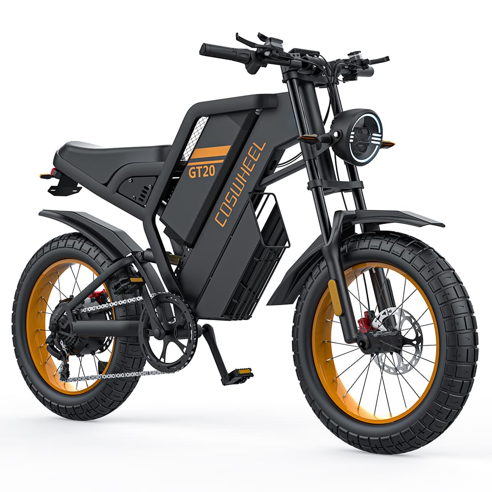 COSWHEEL GT20 20" Off-Road Electric Bike 1000W Motor 48V 25Ah Battery