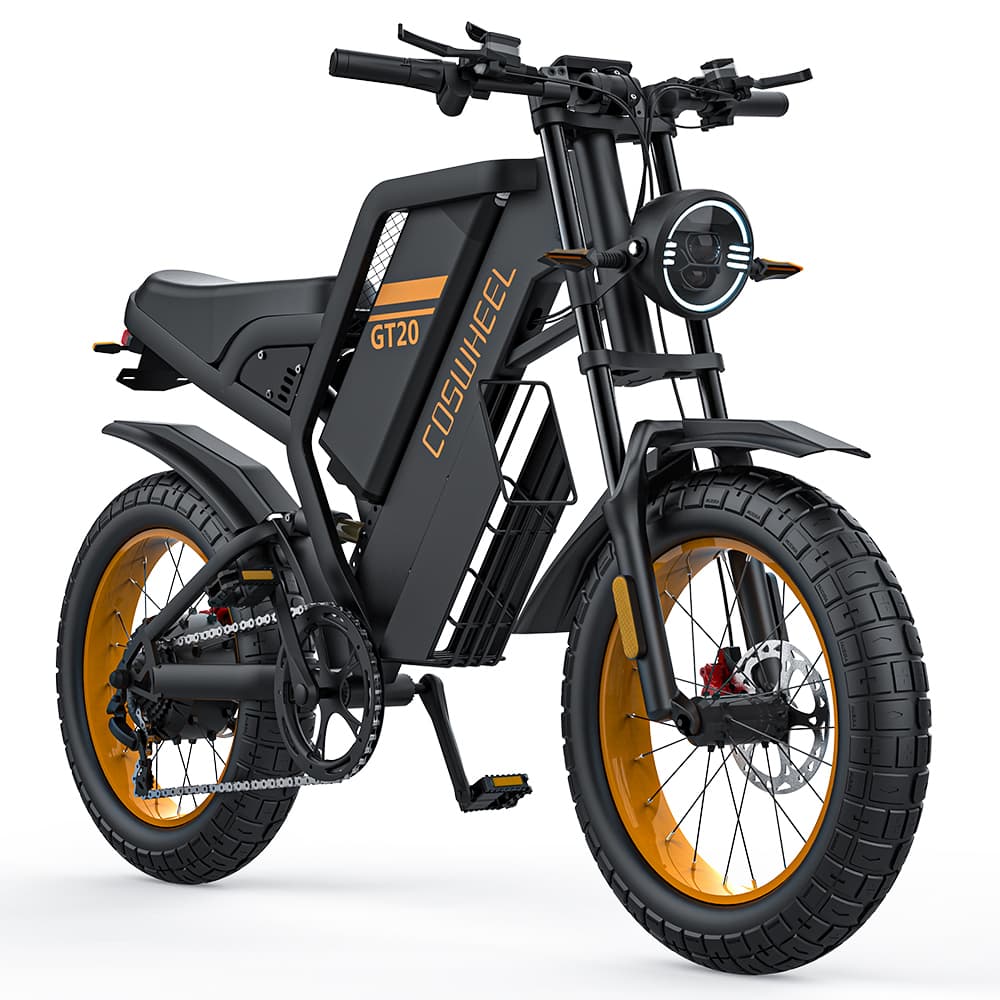 COSWHEEL GT20 20" Off-Road Electric Bike 1000W Motor 48V 25Ah Battery