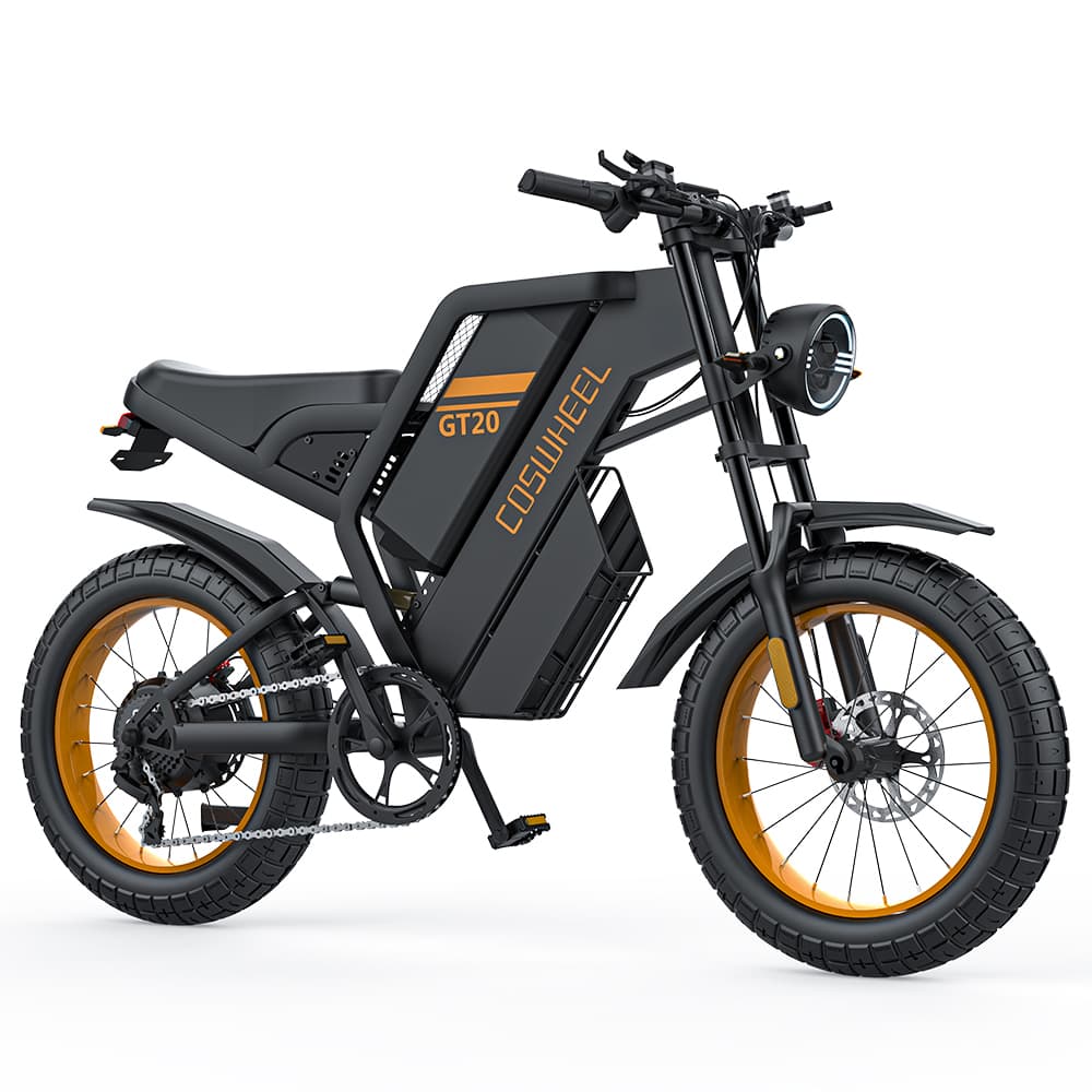 COSWHEEL GT20 20" Off-Road Electric Bike 1000W Motor 48V 25Ah Battery
