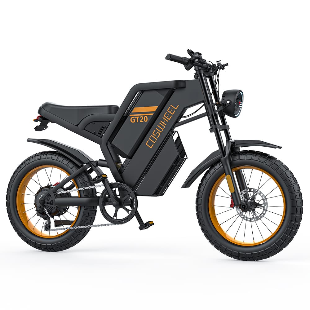 COSWHEEL GT20 20" Off-Road Electric Bike 1000W Motor 48V 25Ah Battery