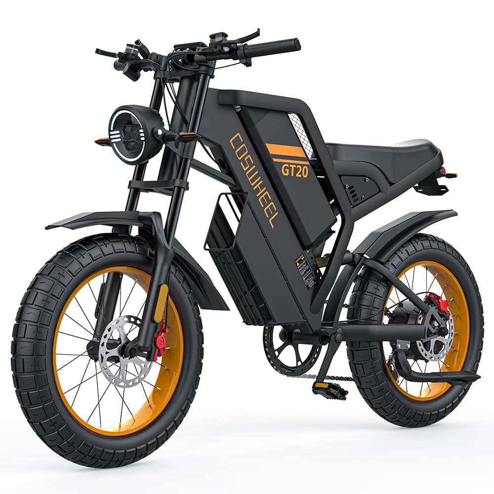COSWHEEL GT20 20" Off-Road Electric Bike 1000W Motor 48V 25Ah Battery