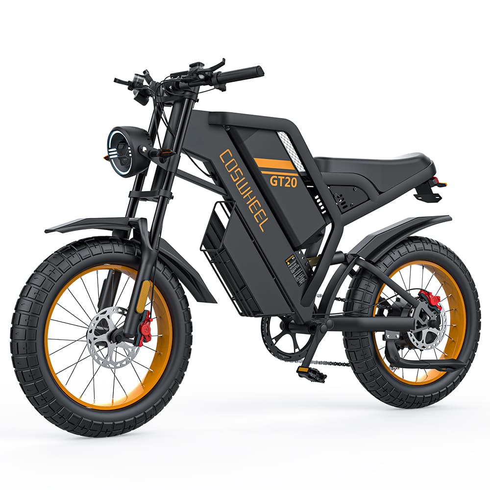 COSWHEEL GT20 20" Off-Road Electric Bike 1000W Motor 48V 25Ah Battery