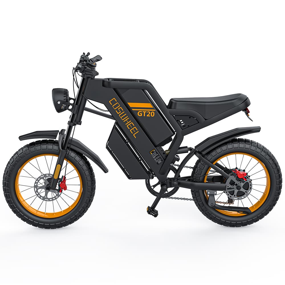 COSWHEEL GT20 20" Off-Road Electric Bike 1000W Motor 48V 25Ah Battery