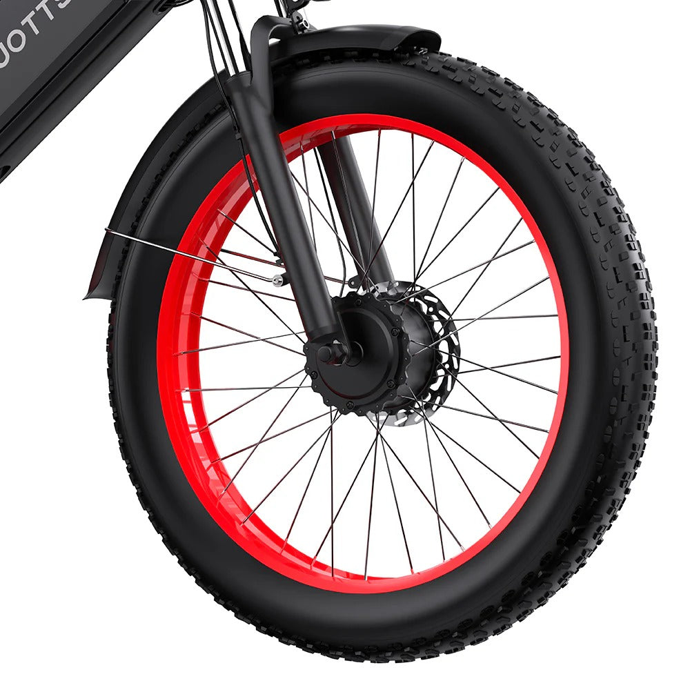 DUOTTS N26 26" Fat Tire Electric Bike 750W*2 Dual Motors 48V 20Ah Battery
