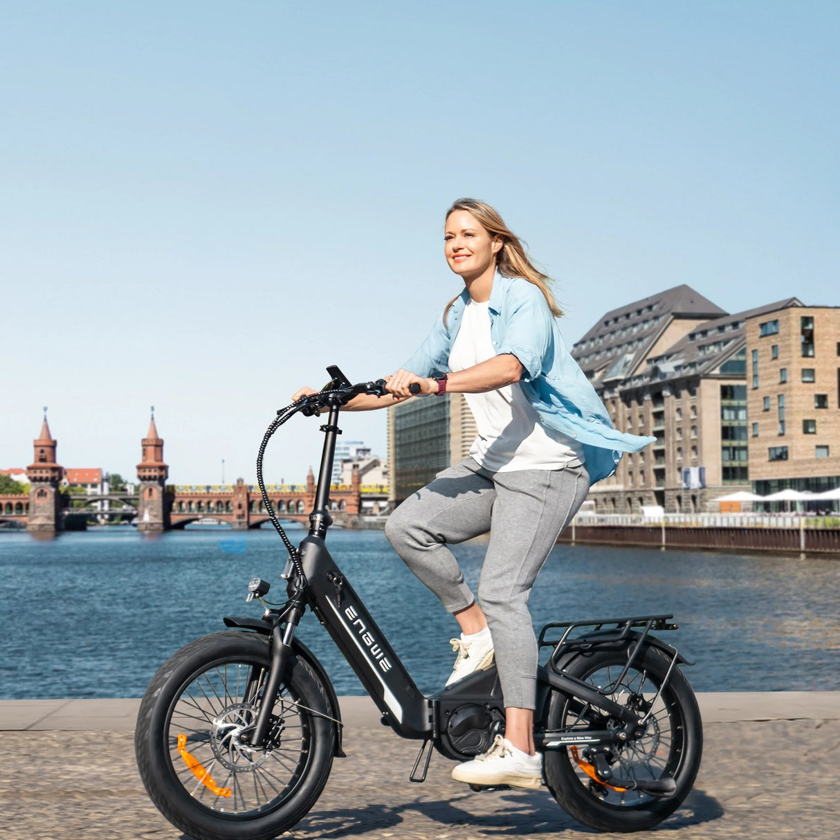 ENGWE L20 3.0 Pro 20" Step-Thru Electric Bike 250W Motor 48V 15Ah Battery