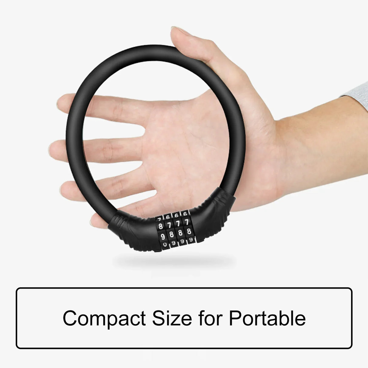 Serrure en alliage de zinc à 4 chiffres GLEERIDE