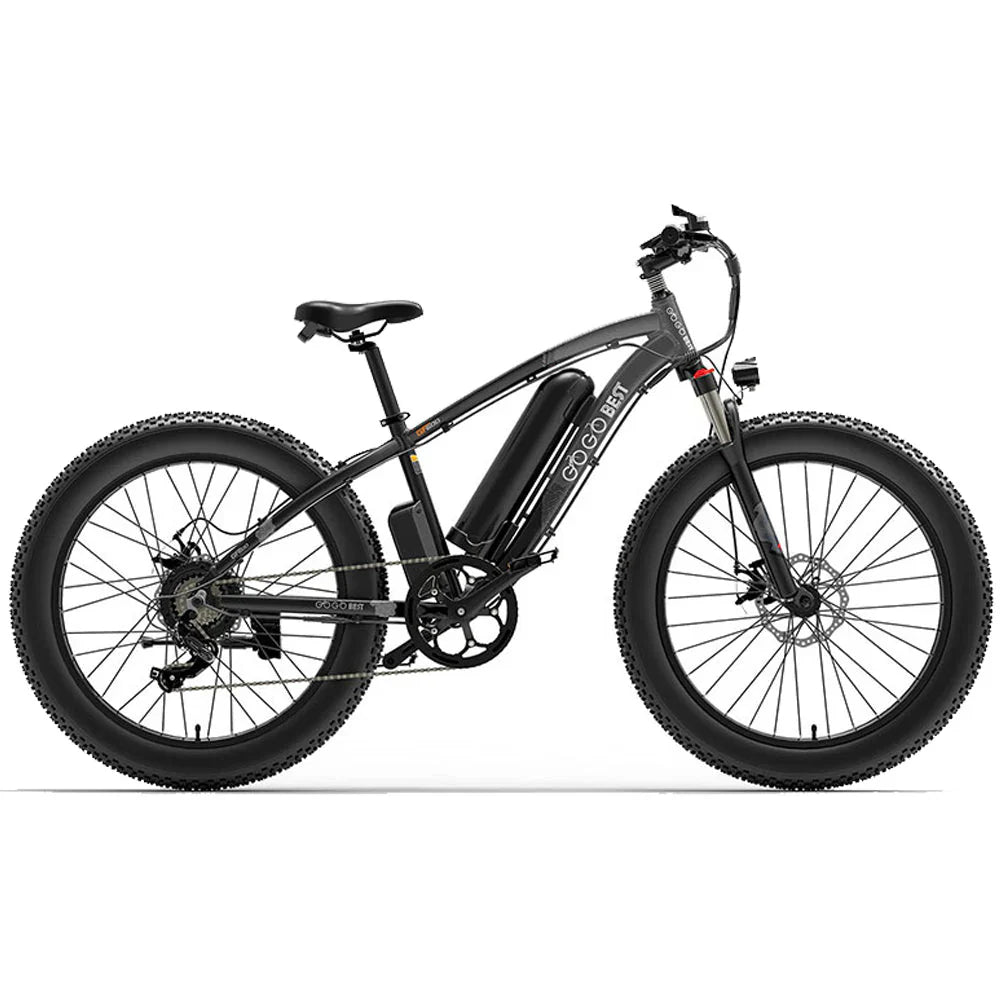 GOGOBEST GF600 26" Fat Tire Electric Mountain Bike 1000W Motor 48V 13Ah Battery