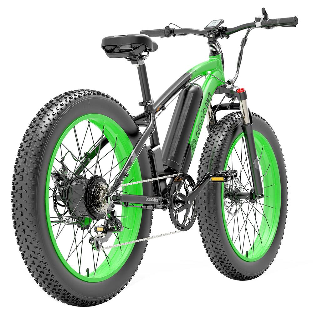 GOGOBEST GF600 26" Fat Tire Electric Mountain Bike 1000W Motor 48V 13Ah Battery