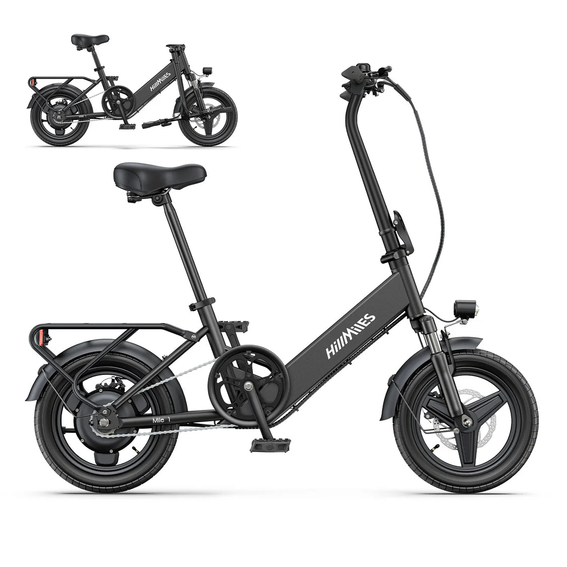 HILLMILES Mile 1 14" Step-through E-bike For Women 250W Motor 36V 10.4Ah Battery
