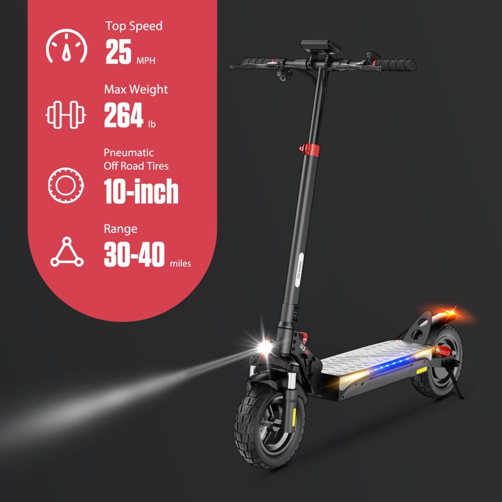 ISCOOTER IX3 10" Off Road Electric Scooter 800W Motor 48V 10Ah Battery