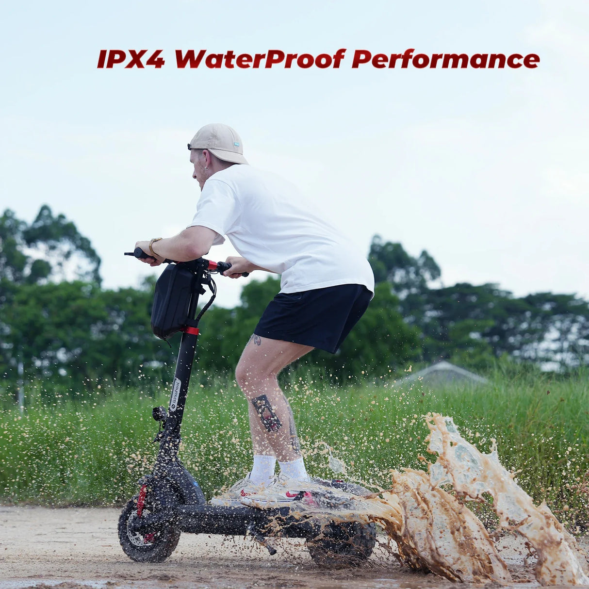 ISINWHEEL GT2 11" Folding Off Road Electric Scooter 800W Motor 48V 15Ah Battery