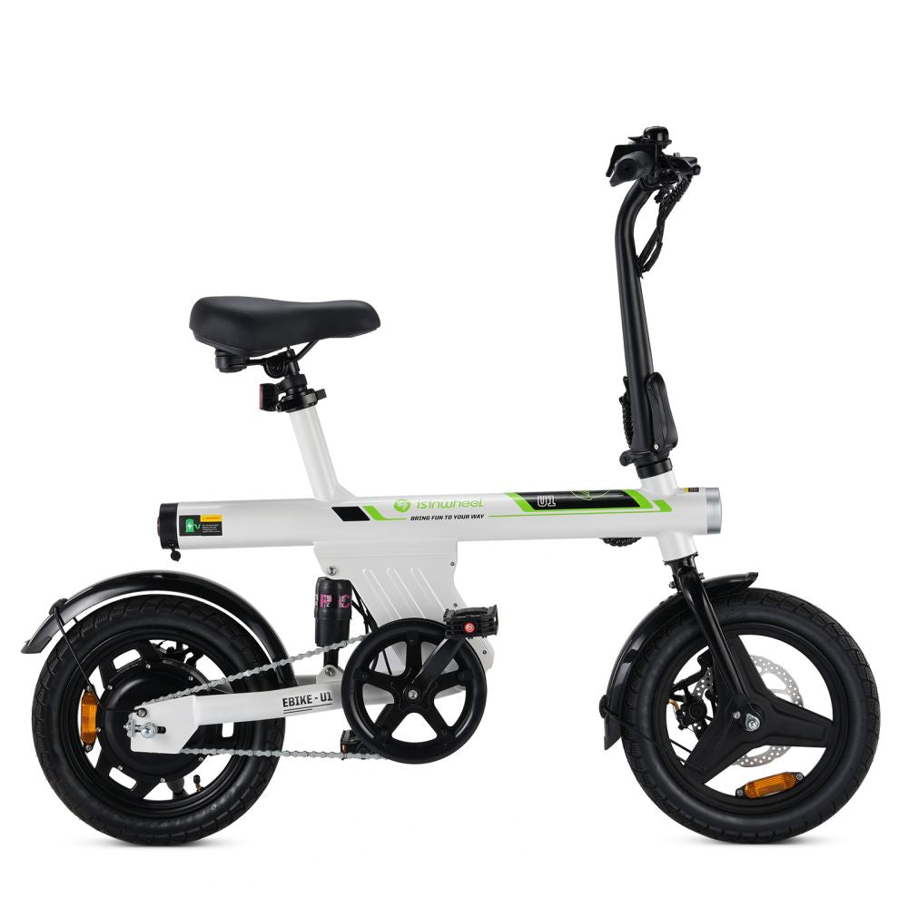 Vélo électrique pliable ISINWHEEL U1 14 pouces, moteur 500 W, batterie 36 V 7,8 Ah