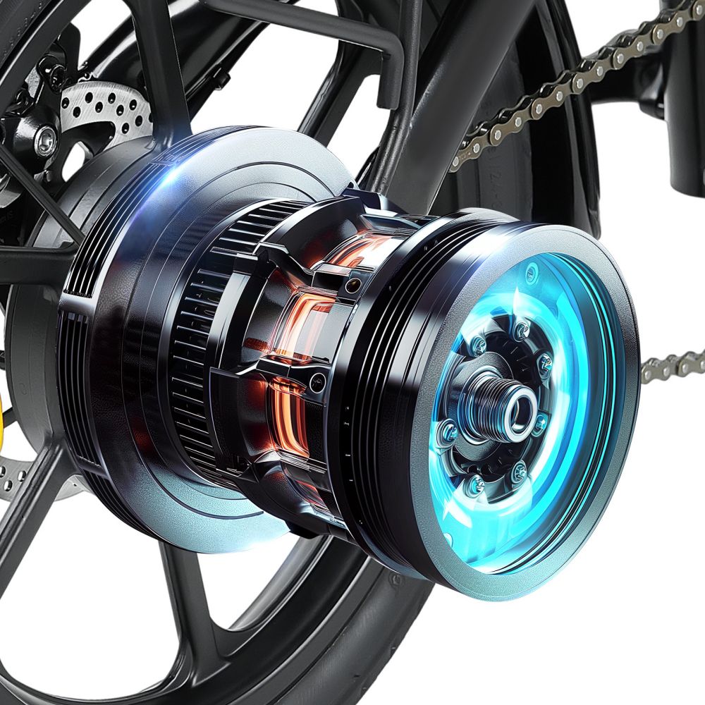 ISINWHEEL U3 16" Folding Electric Bike 250W (Peak 500W) Motor 36V 7.8Ah Battery