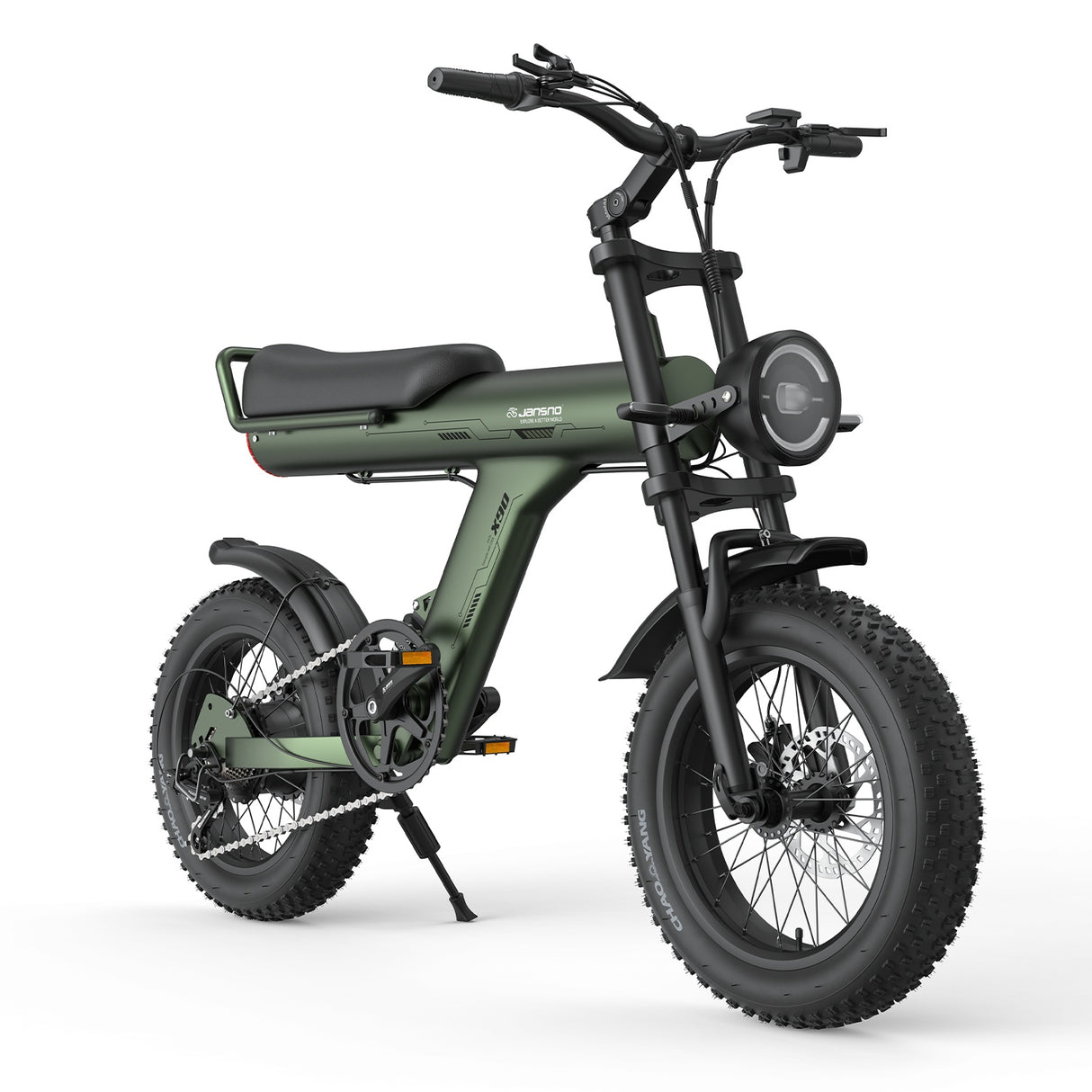 JANSNO X90 16" Off Road Electric Bike 750W Motor 48V 14Ah Battery