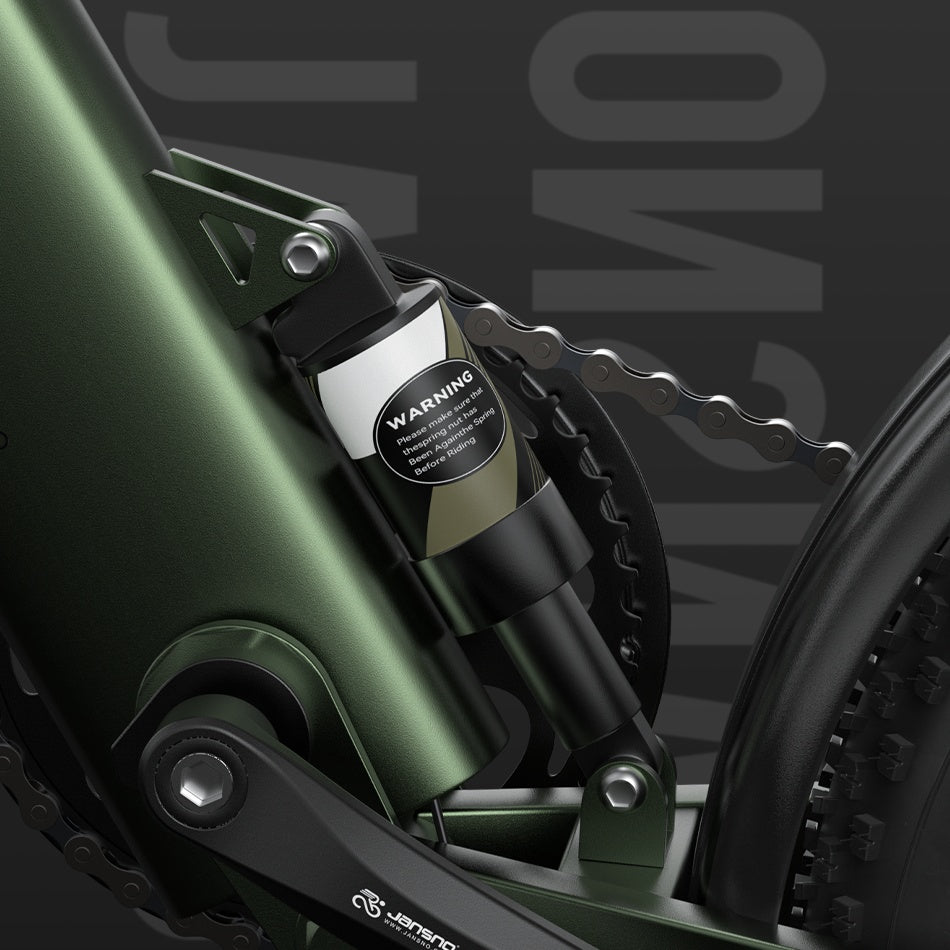 JANSNO X90 16" Off Road Electric Bike 750W Motor 48V 14Ah Battery