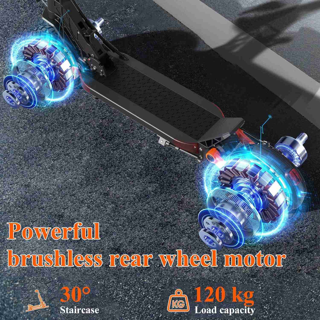 JOYOR S10-S-Z 10" Off Road Electric Bike 2*1000W Dual Motors 60V 18Ah Battery