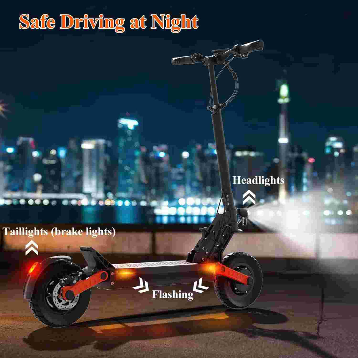 JOYOR S10-S-Z 10" Off Road Electric Scooter 2*1000W Dual Motors 60V 18Ah Battery