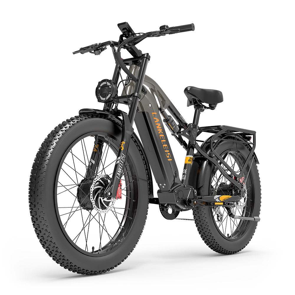 LANKELEISI MG800MAX 26″ Fat Tires All Terrain Electric Bike 2*1000W Dual Motor 48V 20Ah Battery