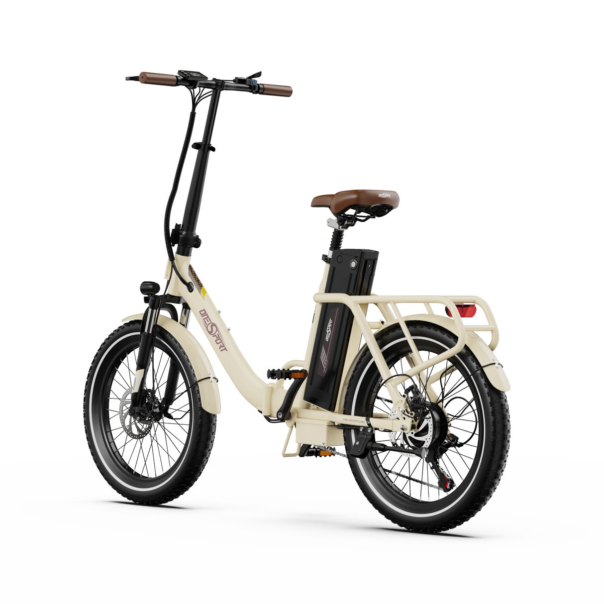 Vélo électrique pliant Onesport OT16-2 de 20 pouces, moteur 250 W, batterie 48 V 17 Ah, compatible avec l'application