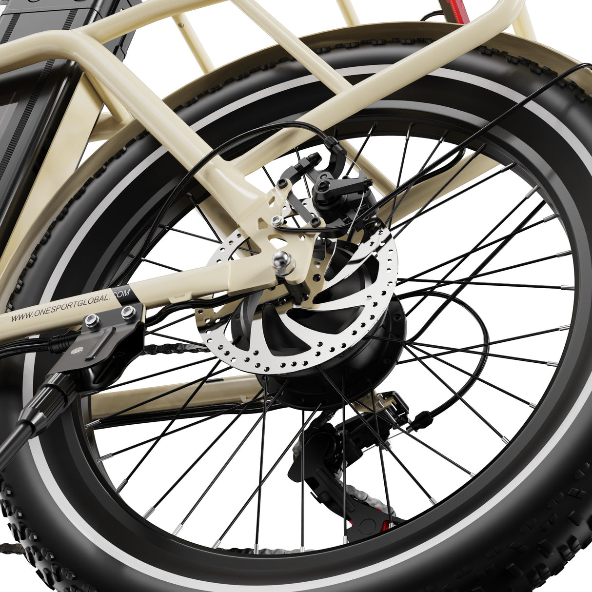 ONESPORT OT16-2 20" Folding Electric Commuter Bike 250W Motor 48V 17Ah Battery Support APP
