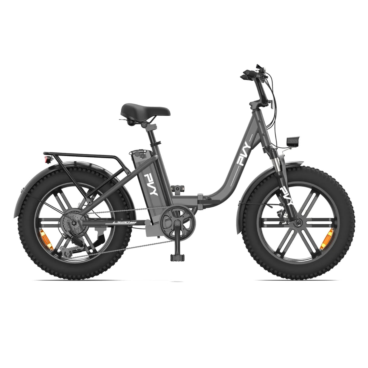 PVY LS20 20" Step-through Folding Electric Bike 250W Motor 48V 16.5AH Battery