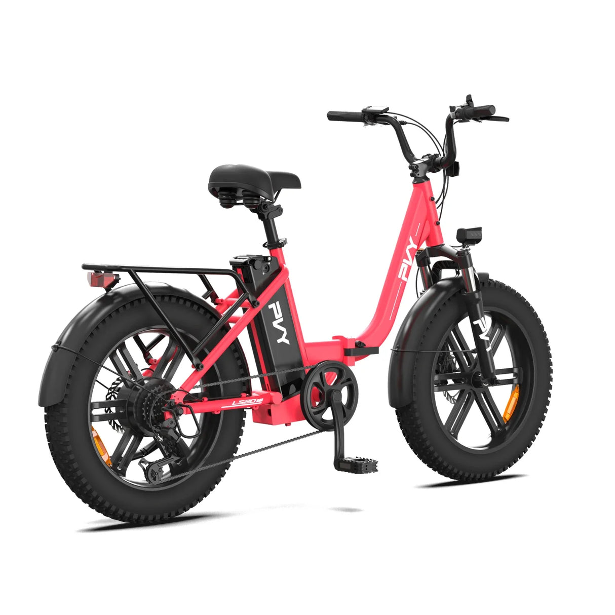 PVY LS20 20" Step-through Folding Electric Bike 250W Motor 48V 16.5AH Battery