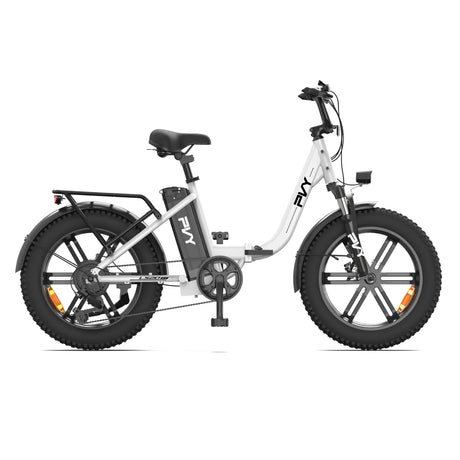 PVY LS20 20" Step-through Folding Electric Bike 250W Motor 48V 16.5AH Battery