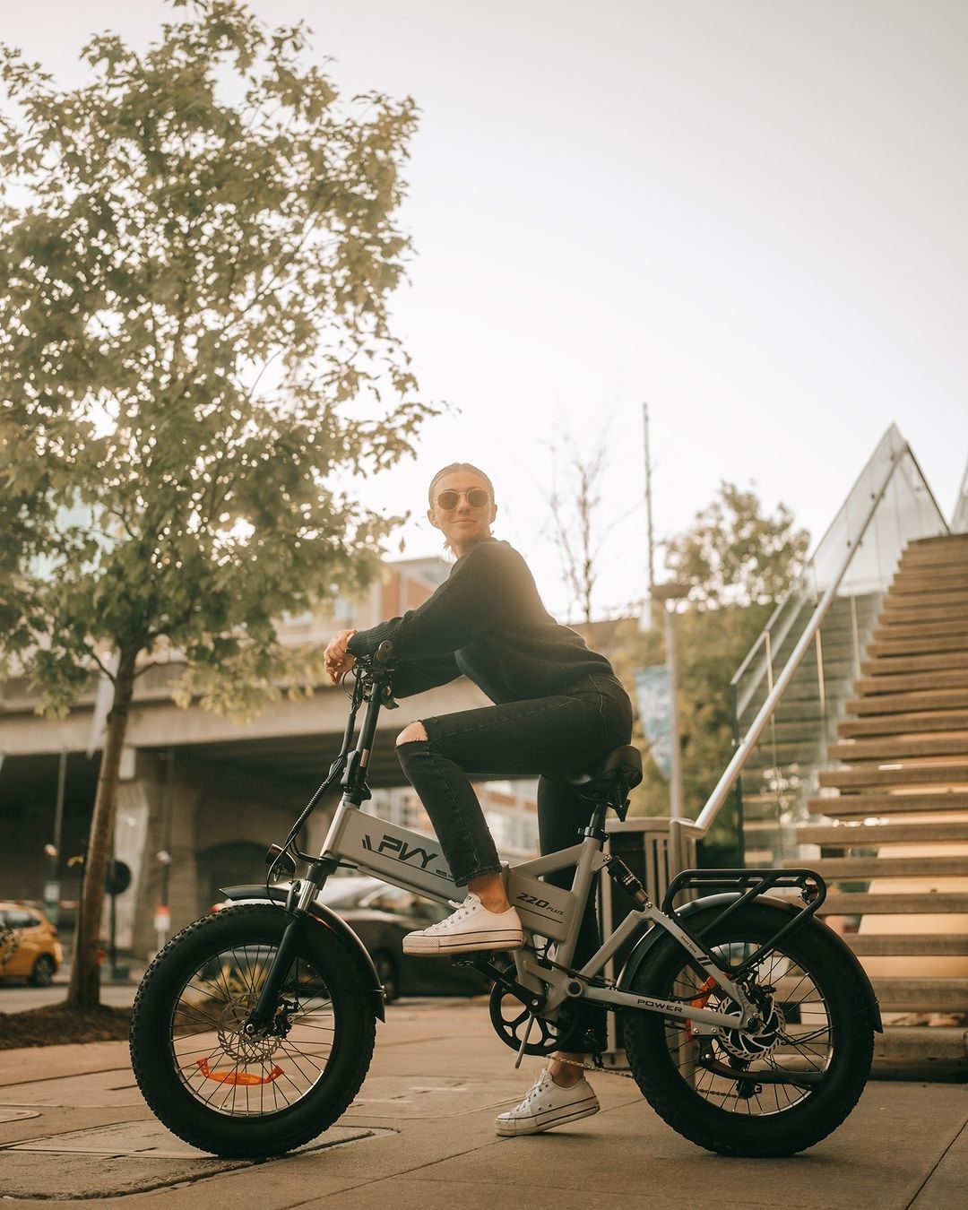 PVY Z20 Plus Fat Tire Electric Folding Bike 1000W Motor Combo