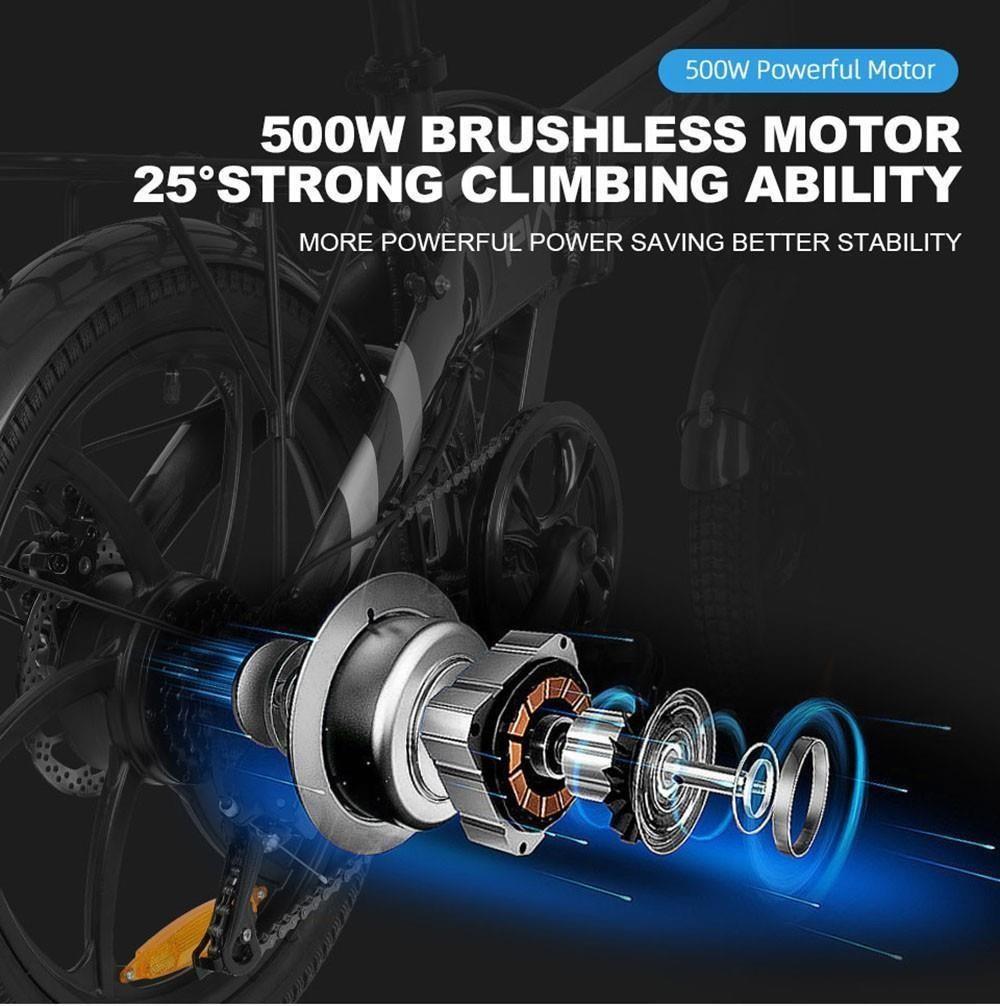 PVY Z20 Pro 20" Electric Folding Commuter City Bike 250W Motor 36V 10.4Ah Battery