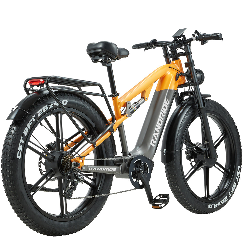 RANDRIDE YX80-2 26" Mountain Electric Bike 1000W*2 Dual Motors 48V 20Ah Battery