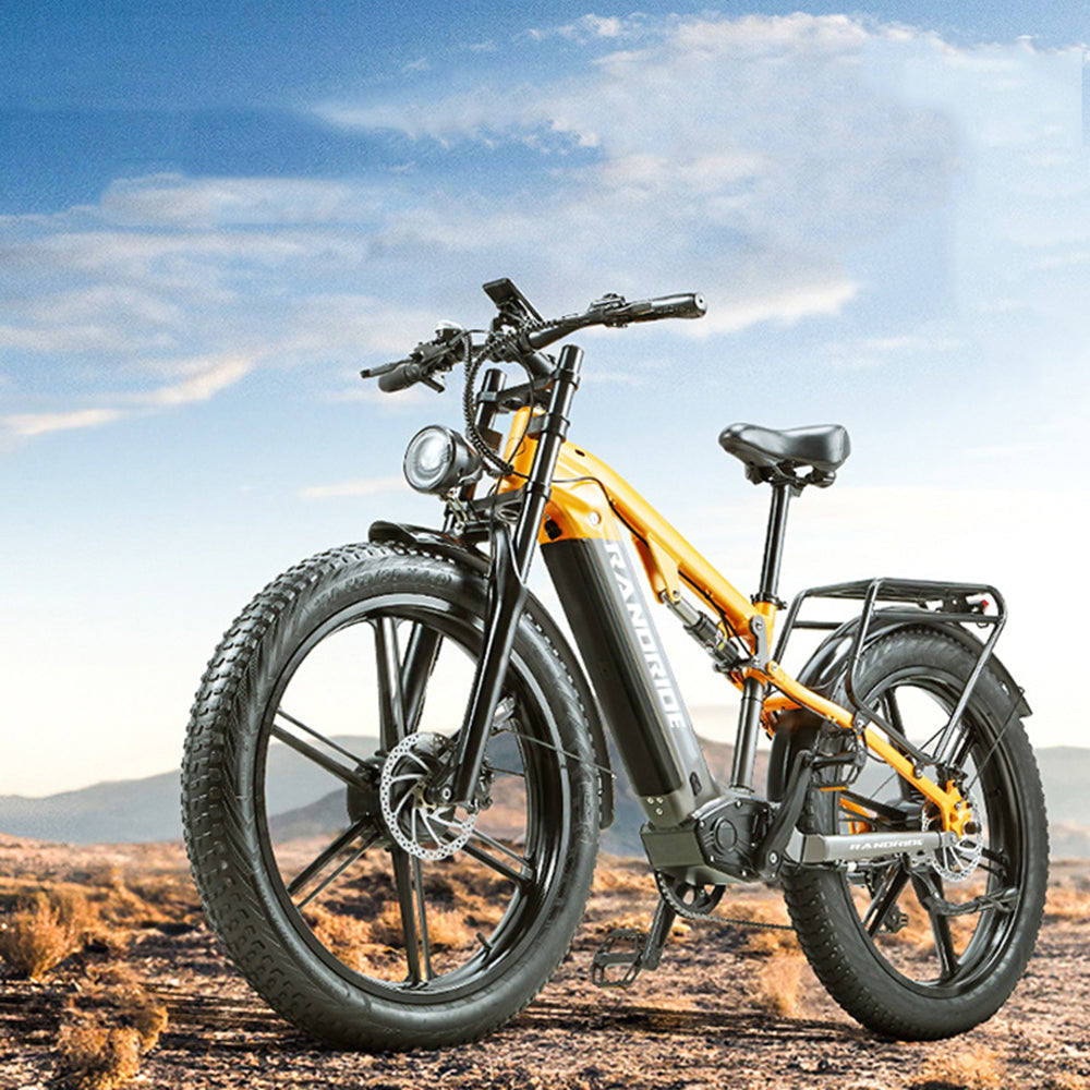 RANDRIDE YX80-2 26" Mountain Electric Bike 1000W*2 Dual Motors 48V 20Ah Battery