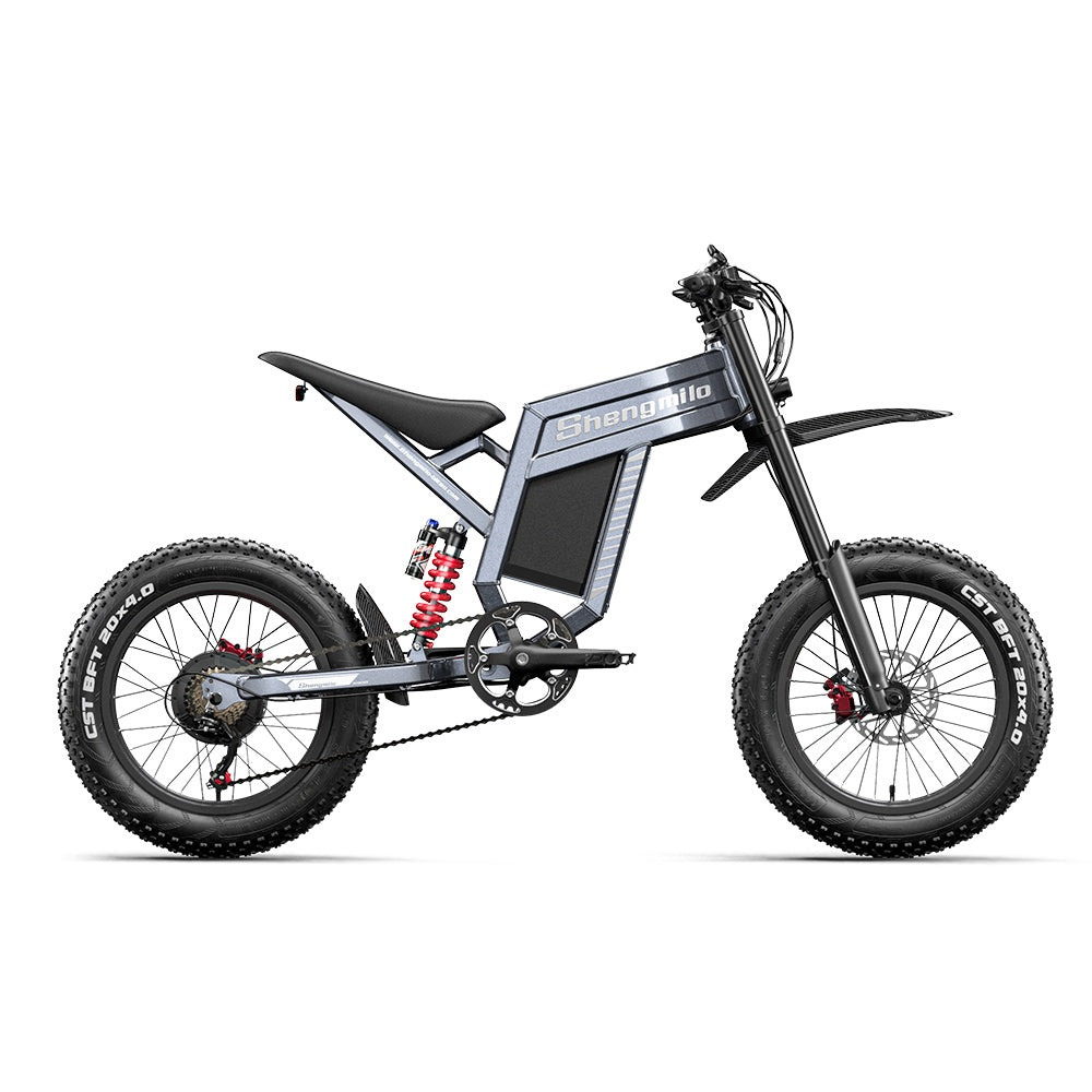 SHENGMILO S900 20" Off-Road Electric Bike 1500W Motor 60V 30Ah Battery