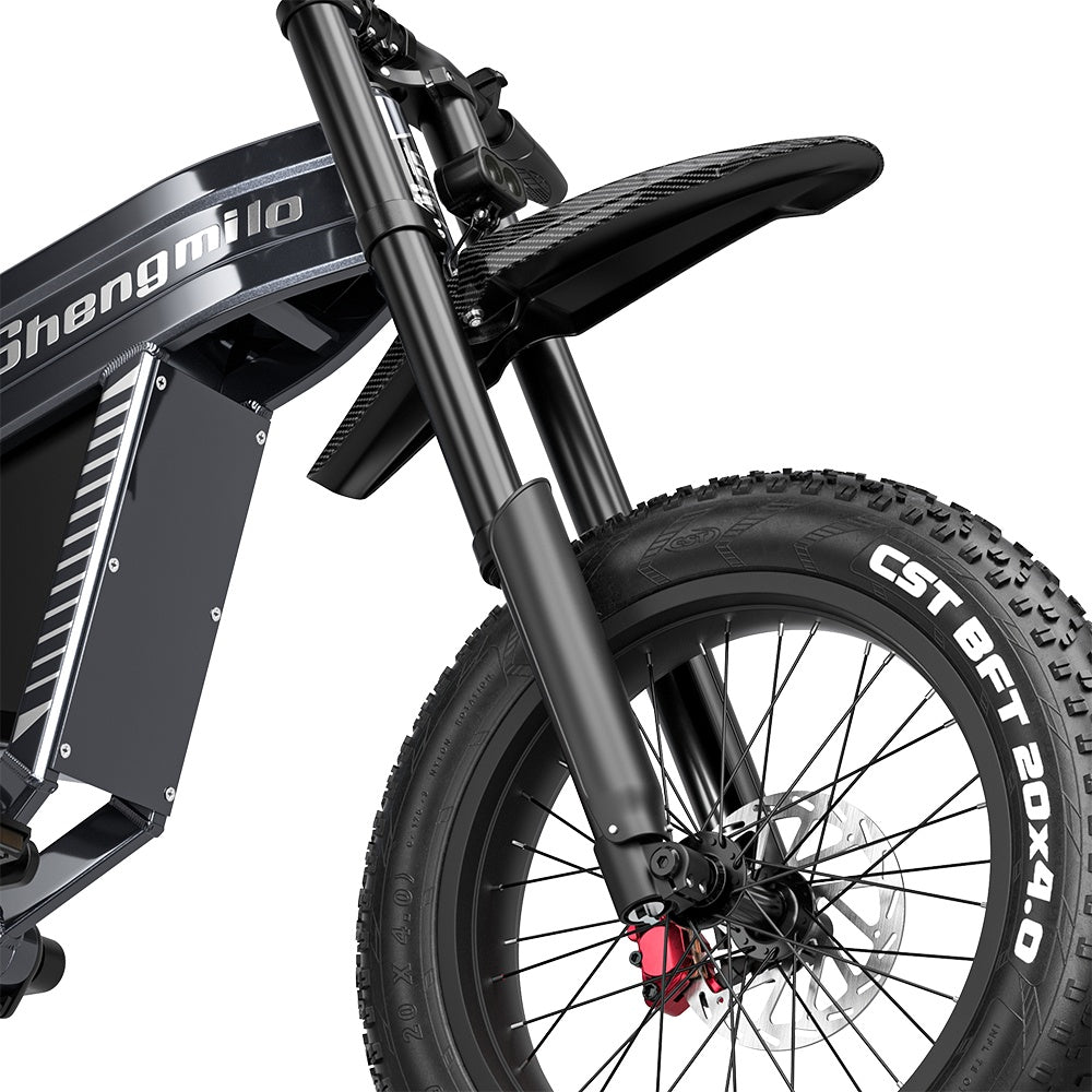 SHENGMILO S900 20" Off-Road Electric Bike 1500W Motor 60V 30Ah Battery