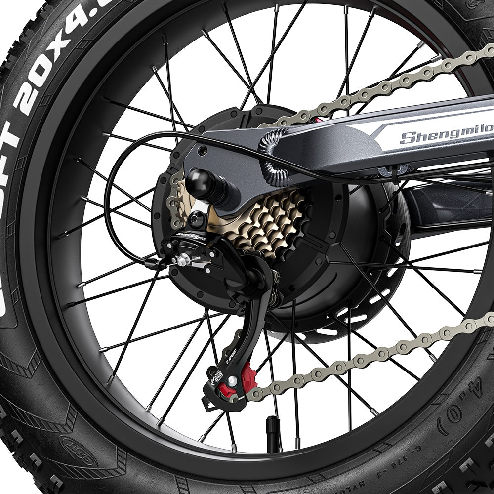 SHENGMILO S900 20" Off-Road Electric Bike 1500W Motor 60V 30Ah Battery