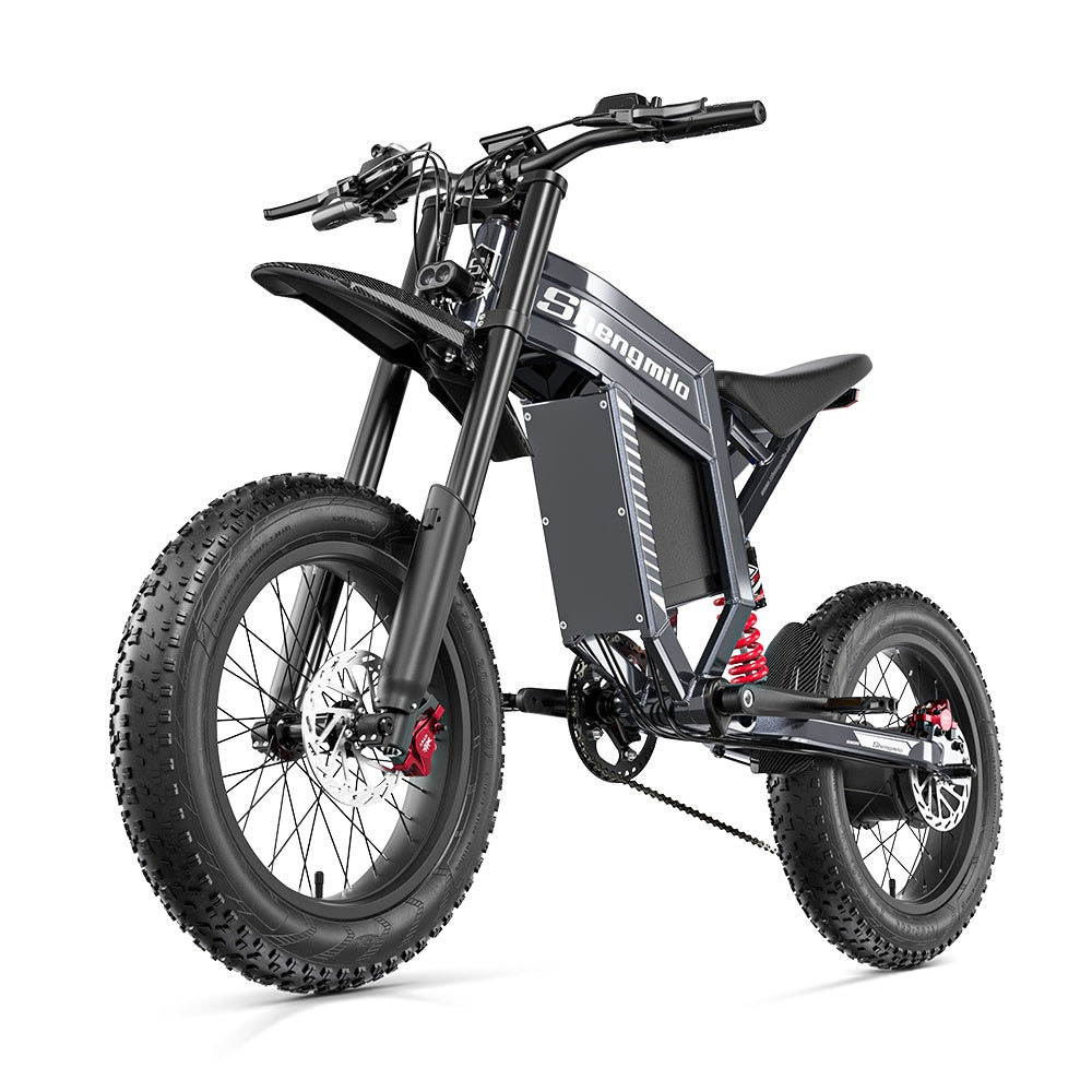 SHENGMILO S900 20" Off-Road Electric Bike 1500W Motor 60V 30Ah Battery