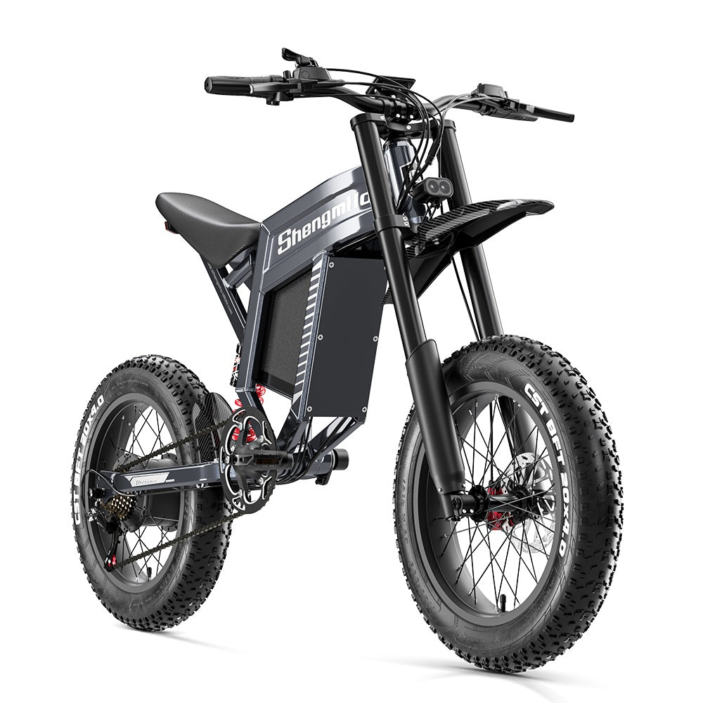 SHENGMILO S900 20" Off-Road Electric Bike 1500W Motor 60V 30Ah Battery