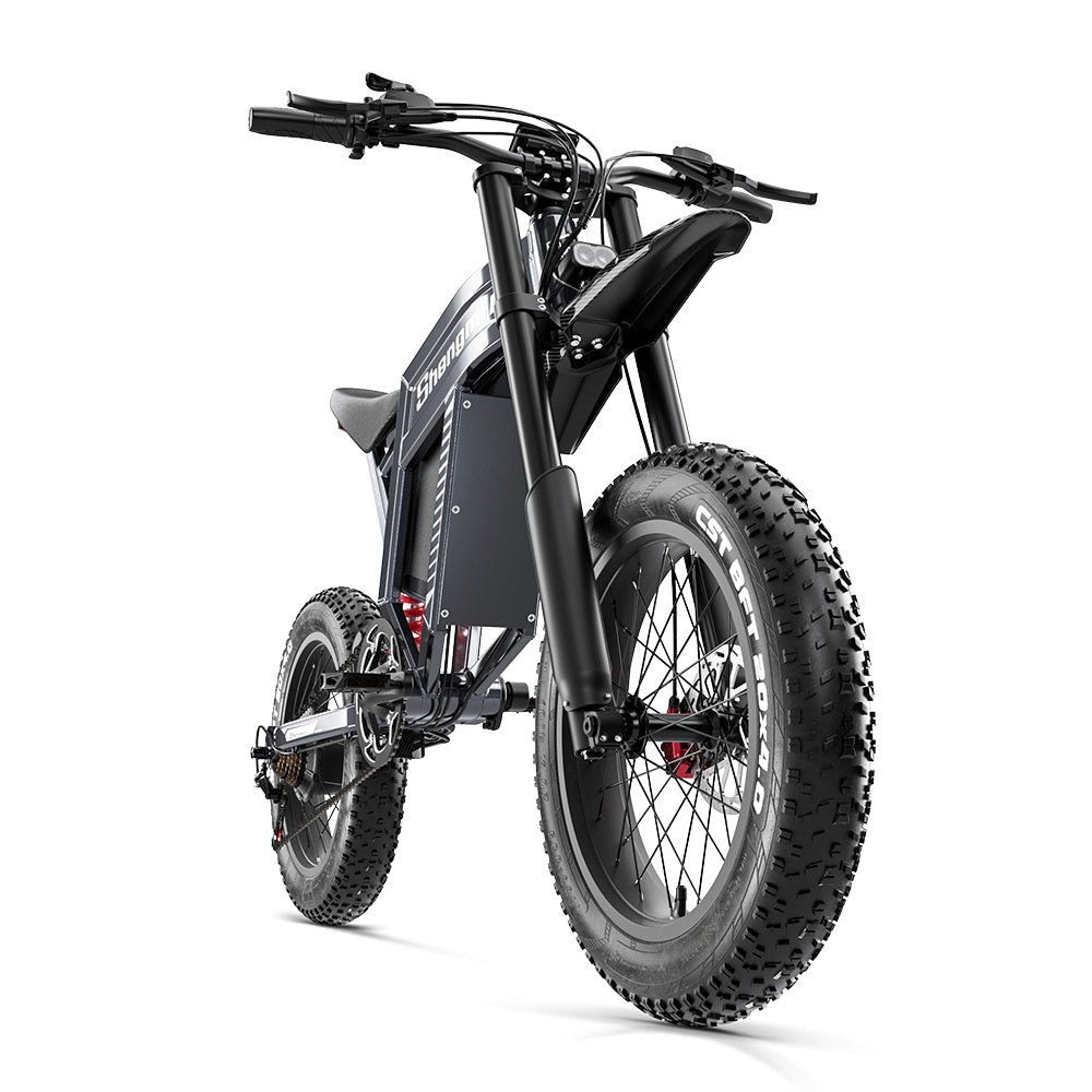 SHENGMILO S900 20" Off-Road Electric Bike 1500W Motor 60V 30Ah Battery