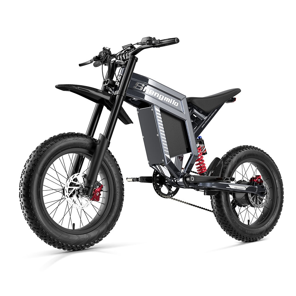 SHENGMILO S900 20" Off-Road Electric Bike 1500W Motor 60V 30Ah Battery