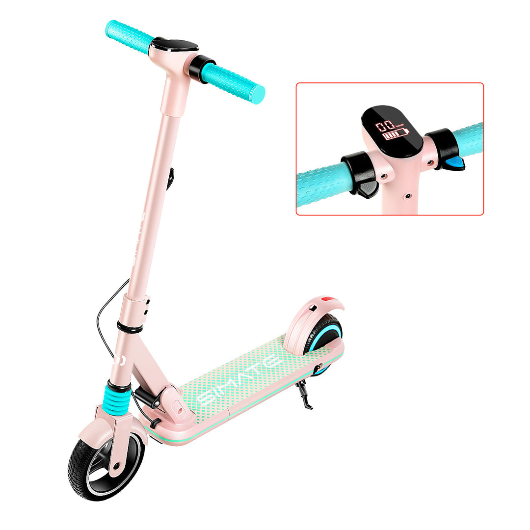 Trottinette électrique pliable pour enfant SIMATE S3 6,5 pouces, moteur 130 W, batterie 24 V 2,5 Ah