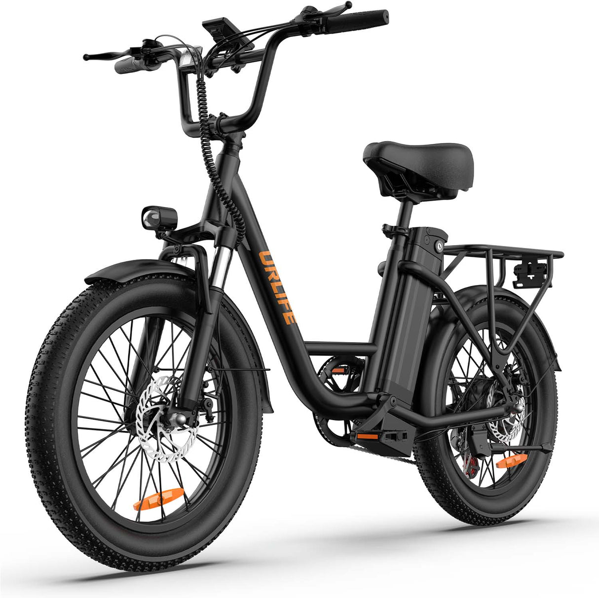 URLIFE E20 20" Step Through Electric Bike 250W Motor 48V 13Ah Battery