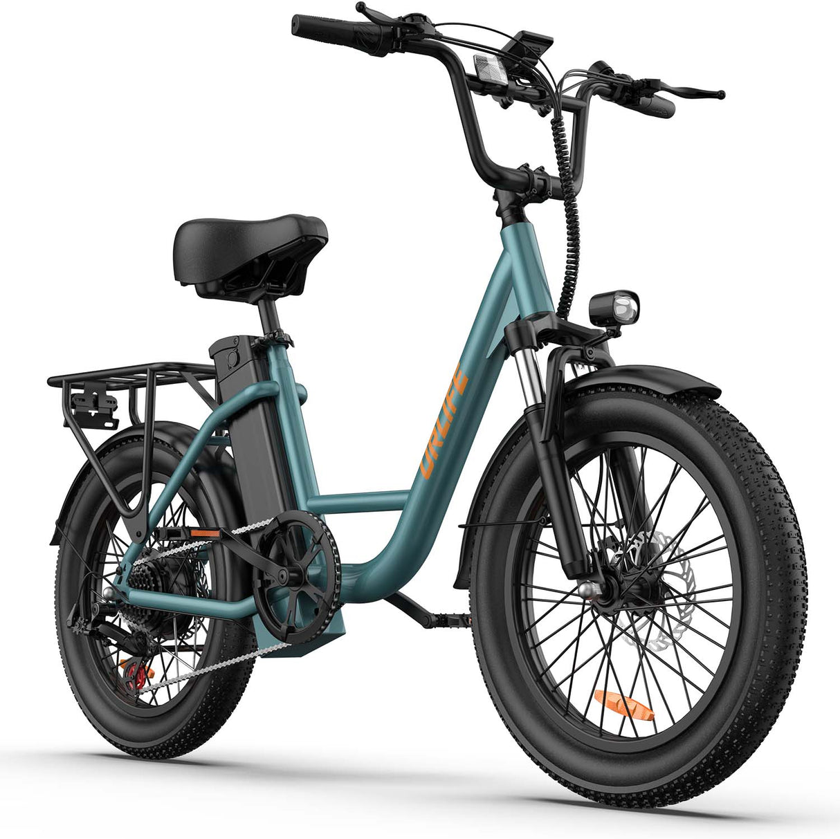 URLIFE E20 20" Step Through Electric Bike 250W Motor 48V 13Ah Battery