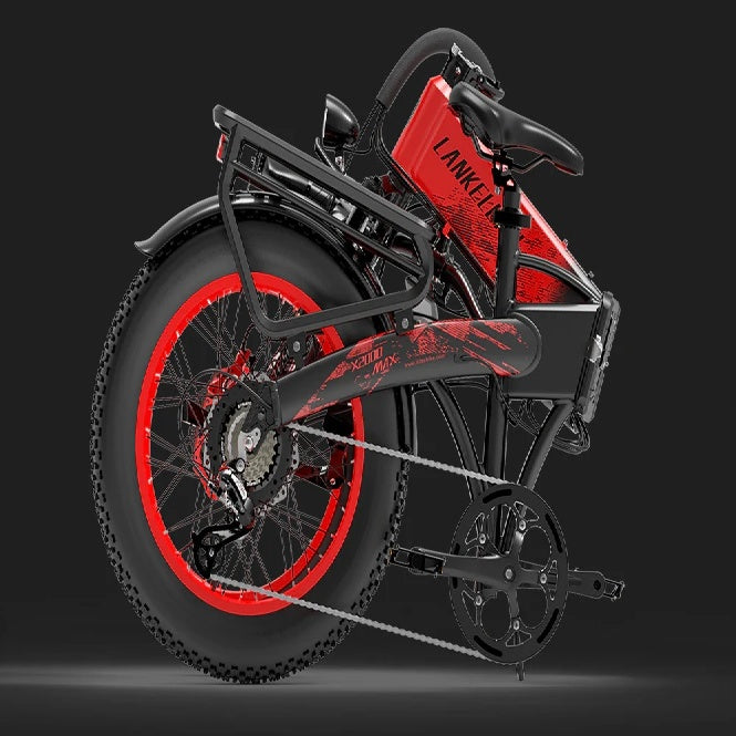 LANKELEISI X2000 MAX 20" Foldable Electric Bike 1000W*2 Dual Motor 2000W 48V 20Ah Battery