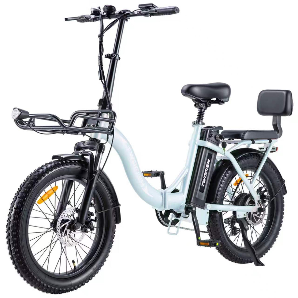 TWOFISH TF2 20" Folding Electric Bike 250W Motor 36V 17.8Ah Battery