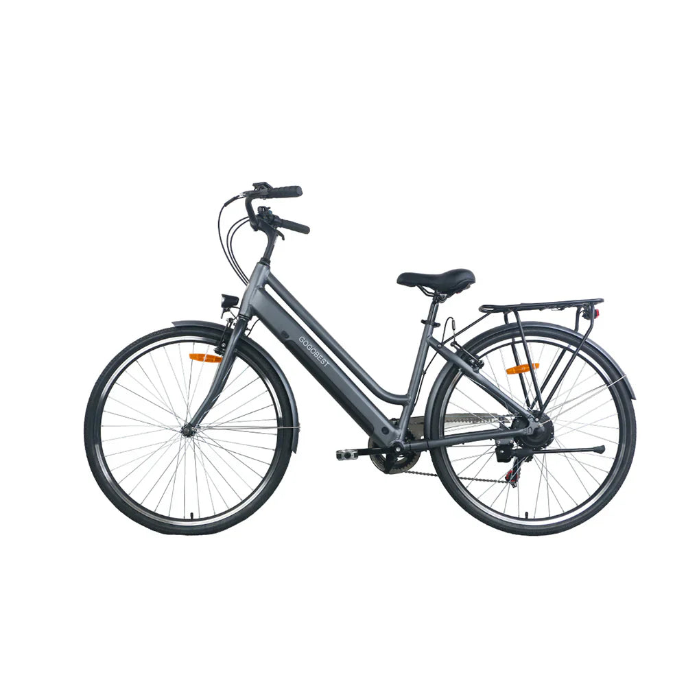 GOGOBEST GM28 27.5" Electric City Bike 350W Motor 36V 10.4Ah Battery